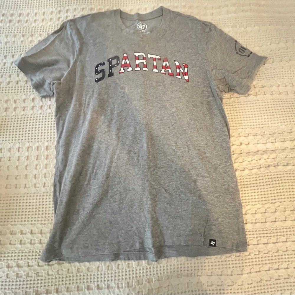 47 Gray Short Sleeve Tee with SF Design